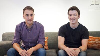 Chefs Nick Alvis and Scott Price. Razan Alzayani / The National)