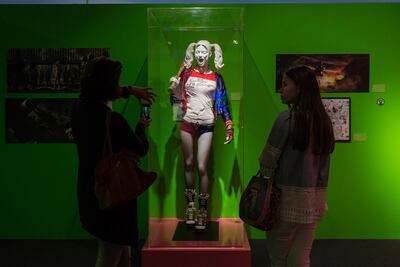 Harley Quinn at the Art of DC exhibition. Courtesy Yas Mall