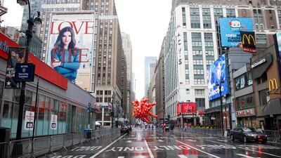 US hospitalisations for Covid-19 reached a record of more than 89,000 on Wednesday. EPA