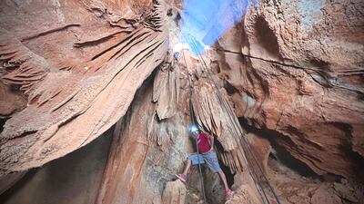 Oman’s Jebel Akhdar region is dotted with caves caused by eroding limestone. Photo: Nabil Alsaqri