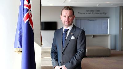 Justin McGowan, Australia's commissioner general for Expo 2020 Dubai, says the Australian pavilion will offer a plethora of sport and fitness options. Pawan Singh / The National