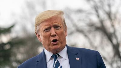 US President Donald Trump confirmed the call on Wednesday. EPA