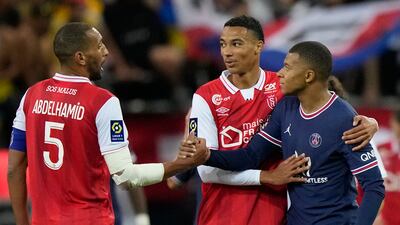 Kylian Mbappe - 9, Showed just how clinical he can be with two brilliant finishes to score both of PSG’s first goals of the game. AP