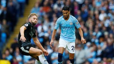 Right midfield: Riyad Mahrez (Manchester City) – Recovered from his penalty miss at Anfield to score a delightful goal in the 5-0 rout of Burnley. Reuters