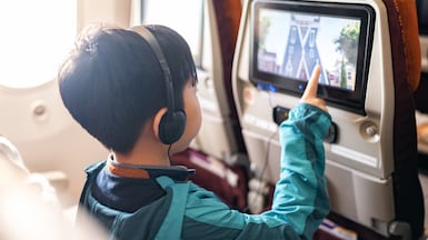 Travelling alone for the first time can generate anxiety for children of all ages. Getty