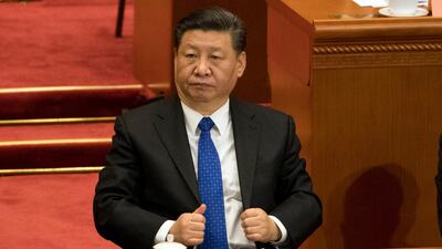 Xi's the one: China president wants to extend his term as leader in a historic power grab. (AP Photo/Ng Han Guan)
