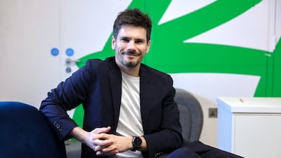 Vladimir Mlynchik, founder of Volts UAE, calls himself a spender but also looks for ways to optimise expenses. Victor Besa / The National