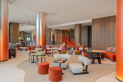 The hotel lobby makes a strong first impression. Photo: SO/ Ras Al Khaimah