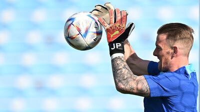 England goalkeeper Jordan Pickford. AFP