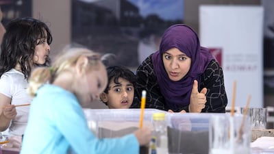 Azza Al Qubaisi turned her attention to working as a mentor to the younger generation and promoting arts and crafts after making her own jewellery company a huge success. Silvia Razgova / The National