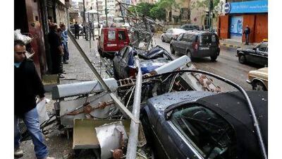 Lebanon received rain after months of dry spell, but strong winds wreaked havoc in the capital, Beirut, and other parts of the country. Wael Hamzeh / EPA