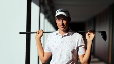Josh Hill practiced with world No1 Brooks Koepka ahead of last week's Abu Dhabi HSBC Championship. Chris Whiteoak / The National