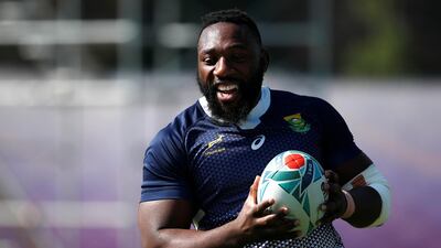 Tendai Mtawarira during training. Reuters