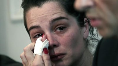 The dead man’s sister, Alexandra . Eric Gaillard / Reuters