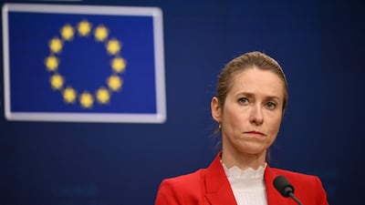 EU foreign affairs minister Kaja Kallas said Iranians were 'fighting for a future of their own choosing and risking everything to be heard'. AFP