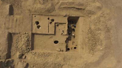 The archaeological site in the ancient town of Cajamarquilla is 25 kilometres from Lima. AFP