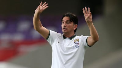 Zlatko Dalic led Al Ain to the 2014/15 Arabian Gulf League title. Christopher Pike / The National
