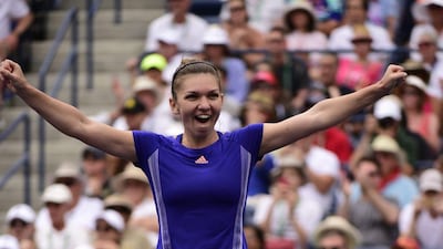 Simona Halep celebrates after beating Jelena Jankovic in the WTA Indian Wells final on Sunday. Paul Buck / EPA / March 22, 2015