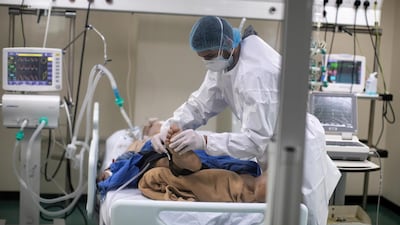 The Intensive Care Unit at the Rafik Hariri University Hospital in southern Beirut, Lebanon. Tom Nicholson for The National