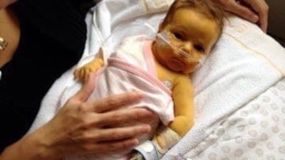 Aurelia was diagnosed with Hemophagocytic Lymphohistiocytosis (HLH), a rare and life-threatening form of cancer, at four months old