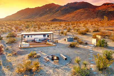 Consider a night under the stars by camping on holiday. Photo: Airbnb