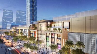 A rendering of Al Maryah Central which is set to be completed in 2018. Courtesy Gulf Related