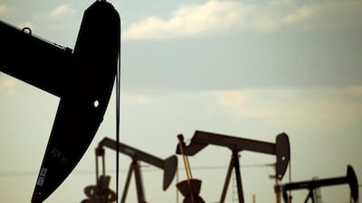 Pumpjacks in the Permian Basin. ExxonMobil aims to hugely increase crude production there. AP
