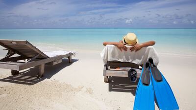 Beach lounging is a popular pastime for travellers here.