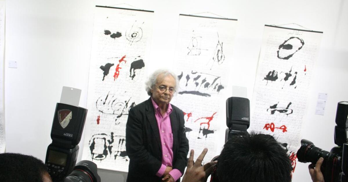 Syrian Poets Syria’s greatest living poet Adonis talks about his new art exhibition ...