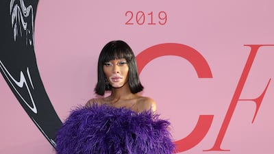 Winnie Harlow arrives for the 2019 CFDA fashion awards at the Brooklyn Museum in New York City on June 3, 2019. Reuters