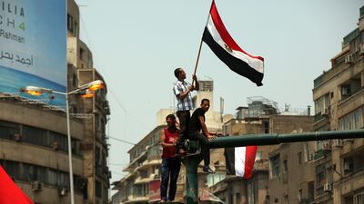 Hundreds of Egyptian protesters began to gather in Tahrir Square as the deadline looms. Morsi's office proposed a consensus government as a way out of the country's crisis as the deadline expired. Spencer Platt / Getty Images