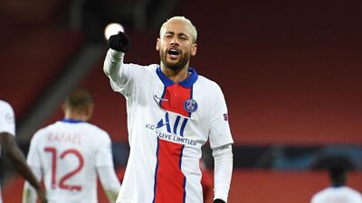 Neymar led PSG to a 3-1 win over Manchester United in the Champions League on Wednesday. AFP