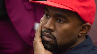 Kanye West has been banned from entering the UK, leading to Wireless Festival's cancellation. AFP