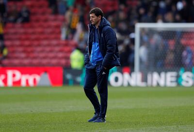 Watford manager Javi Gracia has yet to see his side score an away goal since he took over in January from Marco Silva. Andrew Couldridge / Action Images via Reuters