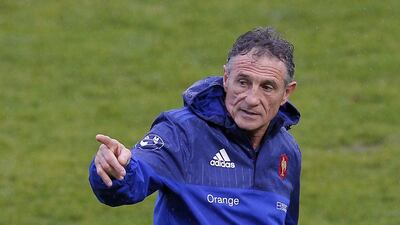 France coach Guy Noves is the only coach in this year's Six Nations in charge of his own national team. Christophe Ena / AP Photo