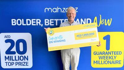 Timothy, a long-term UAE resident, has been participating in the draws for two months. Photo: Mahzooz