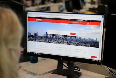 Aramex released a new flexible rate programme to entice more users for its Shop and Ship service. Pawan Singh / The National