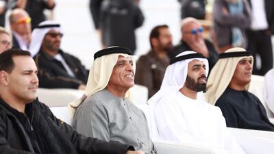 Ruler of RAK with officials and guests at the opening of the Jais Adventure Peak. Wam