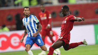 Naby Keita scores the opening goal. EPA