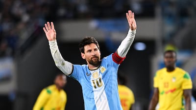 Lionel Messi signed off his international career with a goal in the 3-0 win over Argentina. Reuters