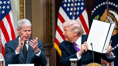 Despite a major push from US President Donald Trump and cabinet members, AI is drawing pessimism among the US public. EPA