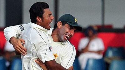 There were more surprises from the Pakistan selection committee as Danish Kaneria, left, and Misbah-ul-Haq were picked for the Test series against South Africa, to be played in the UAE.