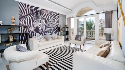 The upstairs family room.