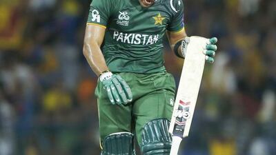 Umar Akmal has been regarded as a highly talented batsman for Pakistan but has struggled to be consistent. Eranga Jayawardena / AP Photo