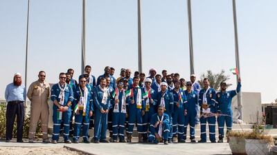 To mark Flag Day, Adnoc hosted celebrations at each of its 18 operating companies. Courtesy Adnoc