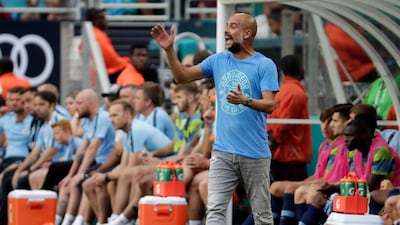 Manchester City manager Pep Guadiola. AP Photo