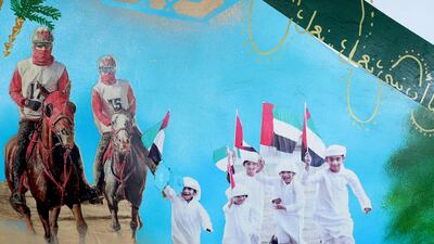 Students were given free rein to paint what they liked on the horses, which were plain white to begin with