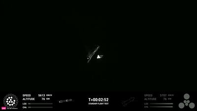 It was the second attempt to fly Starship mounted atop its Super Heavy rocket booster following April's explosive failure. SpaceX