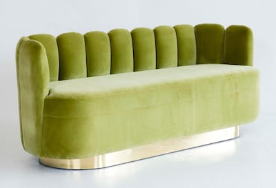 The Charlotte sofa by India Mahdavi for Ralph Pucci.