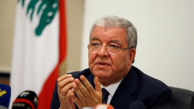 Lebanon's former interior minister, Nohad Machnouk, is one of three former ministers whose immunity from prosecution will be decided by Parliament on Saturday. Reuters